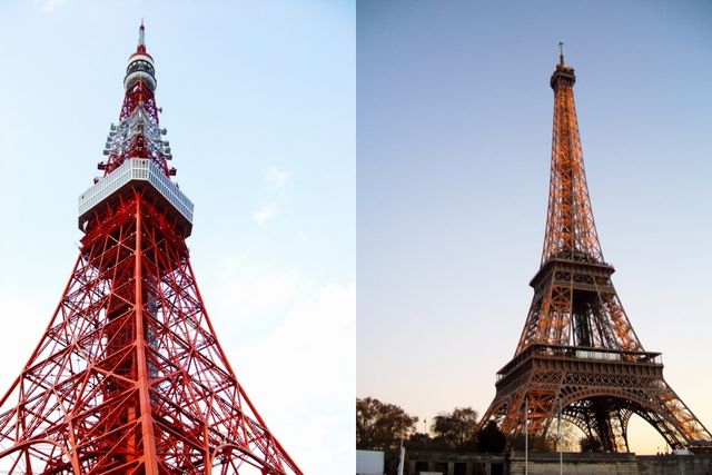 東京タワーはエッフェル塔のデザインを真似したの